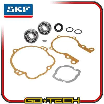 KIT REVISIONE MOTORE PIAGGIO CIAO SI BRAVO 50 CUSCINETTI C3 PARAOLIO GUARNIZIONI - Immagine 1 di 4