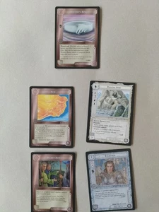 WIZARD'S RING+BONUS CARDS/TCG CCG MIDDLE-EARTH COLLECTIBLE GAME ICE M260 - Imagen 1 de 1