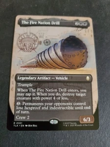 The Fire Nation Drill - Borderless - Avatar: The Last Airbender - NM MTG TLA - Bild 1 von 2