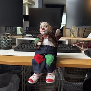 Victoria Collectibles Vintage Clown Decor Tag Bambola Statuina Musica e Muoti - Foto 1 di 5