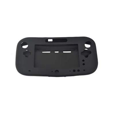 Black Silicone Cover Case Protective For Wii U Gamepad Wireless Controller qq - Image 1 of 4