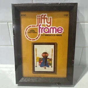 Vintage Sunset Designs 5"x7" Hardwood Jiffy Frame - Sealed NOS NEW - Picture 1 of 9