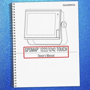 GARMIN GPSMAP 1222 1242 TOUCH Ownders Manual - TOUGH LOOP BOUND - TOUGH COVERS - Picture 1 of 11