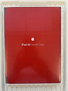 Genuine Apple Leather iPad Air Smart Case - RED - Picture 1 of 6