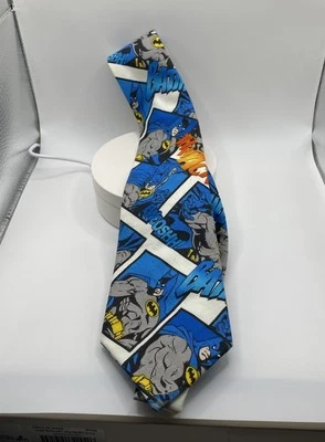 CORBATA VINTAGE DC Comics Batman para hombre temática novedad Foto 1 de 4