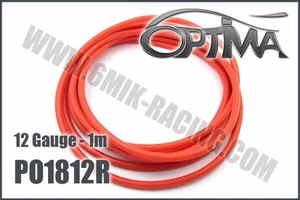 Optima Cavo 12AWG Rosso (spessore 4,5mm) per 1:8 Buggy Elettrica (1mt) - PO1812R - Foto 1 di 1