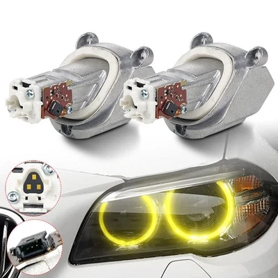 2x Módulo de luces de ojo de ángel LED DRL para 14-16 BMW 5 F10 F11 LCI 528i 535i 550i M5 Foto 1 de 4