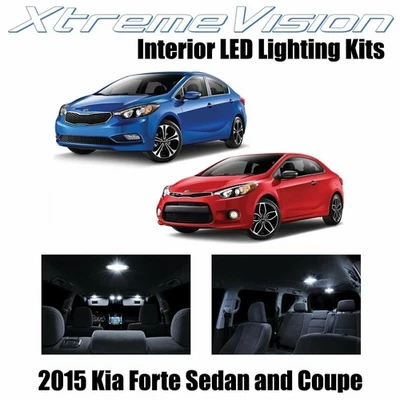 Светодиод для салона XtremeVision для седана и купе Kia Forte 2015 (8 шт.) чисто белый - Изображение 1 из 4