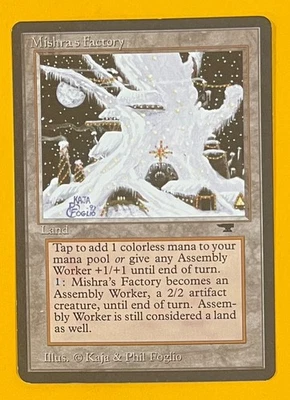 MTG  MISHRA'S FACTORY (Winter) Antiquities (OldManMTG 012-668) - Image 1 of 4