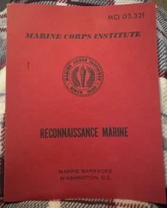 Marine Corp Institute Reconnaissance Marine Book (MCI 03.321) - Imagen 1 de 1