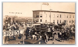 TIMBER LAKE SOUTH DAKOTA RPPC ~ Sioux Indian Land Office ~ native americans - Picture 1 of 2