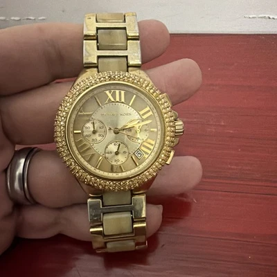 Michael Kors MK5902 Gold-Tone Stainless Steel Women's Fashion Watch Used - Image 1 of 4