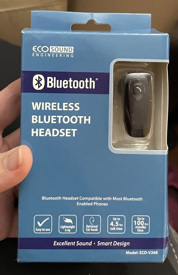 Eco Sound ECO-V268 Black Headsets - Image 1 of 1