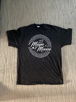 WNBA Minnesota Lynx Maya Moore Retirement Shirt, UConn, Game Exclusive, Size XL - Image 1 of 4