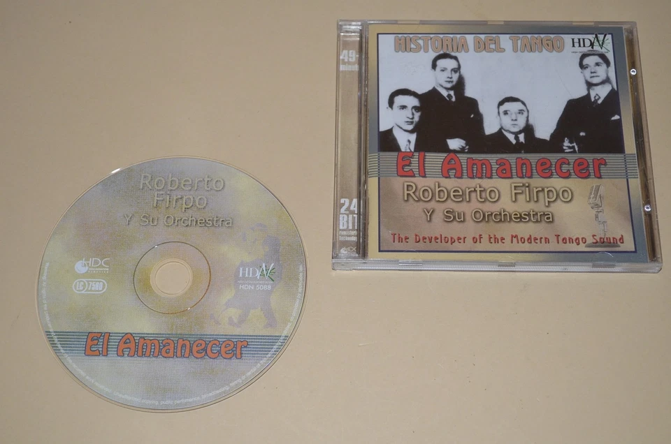 Robert Firpo Y Su Orchestra - Historia Del Tango / HDN 2001 / 24 Bit / Rar - Bild 1 von 1