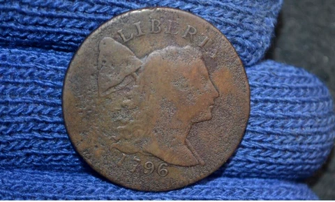 1796 LARGE CENT* LIBERTY CAP * S-81 *R3* VG+/FINE Detail *Get 5% Off at Checkout Cover