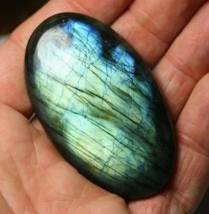  Labradorita 65x39 Cabujón MEGA 189,0Ct! Top brillante! - Imagen 1 de 1