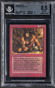 BGS 8.5 Alpha Stone Giant MTG Graded NM-MT+ Uncommon vintage 93/94 - Picture 1 of 2