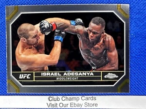 2024 #81 Israel Adesanya Topps Chrome UFC - Picture 1 of 2