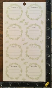 LABELS REMINDER, TODAY, THE HAPPY PLANNER, ONE SHEET BEAUTIFUL STICKERS #PEACE19 - Picture 1 of 2