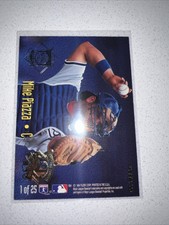 c16 Mike Piazza #1 Ivan Rodriguez, 1995 fleer All-Star Los Angeles Dodgers