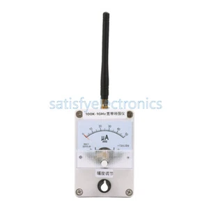 100KHz-1000MHz Field Strength Indicator Meter RF Signal Level Meter + Antenna - Picture 1 of 9