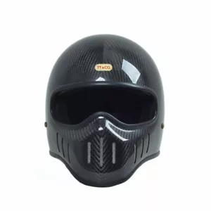 Nuevo Casco de Fibra de Carbono para Motocicleta Retro Motocicleta Casco Cara Completa Regalo - Imagen 1 de 17