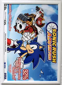 Sonic Rush Adventure RARE NDS 42cm x 59cm Promotional Poster #1 - Picture 1 of 3