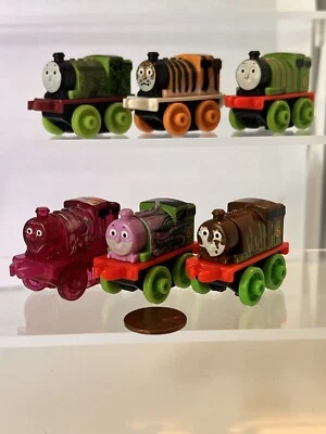 Лот 6 RaRE Шоколадный Осьминог Тигр Кот ПЕРСИ Миниатюра Томас Поезда розовый - Изображение 1 из 4