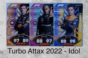 Topps F1 Turbo Attax 2022 Idol Rookie incl. Toploader to Choose Selection
