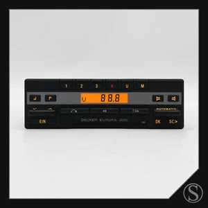 Radio Becker Europa 2000 BE1100 V1 Mercedes-Benz W201 W124 W126 W140 R129 W463 G - Imagen 1 de 1