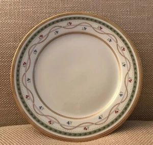 Imperial Court Hermitage Green Dinner Plate Limoges France 10-5/8” Diameter - Picture 1 of 8