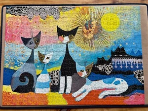Heye 1000 Piece Puzzle Laces Cats Rosina Wachtmeister - Picture 1 of 8