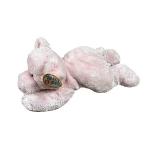Best Made Toys Pig Plush Farm Stuffed Animal Floppy 2010 Pink Lying Down 16” - Picture 1 of 10