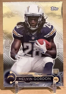 2015 Topps Holiday Mega RC Melvin Gordon #3 Wisconsin Badgers/San Diego Chargers - Picture 1 of 2