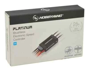 Hobbywing Platinum Pro 25A 25 Amp RC Airplane / Helicopter V4 ESC HWA30204200 - Picture 1 of 3