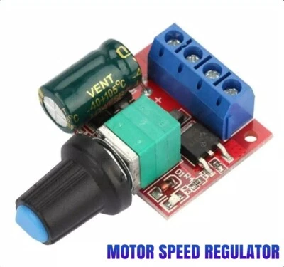 6V 12V 24V 35V PWM DC-Motordrehzahlregler 5A 90W Steuerschaltermodul - Image 1 of 3