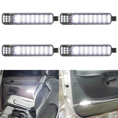 Luz LED de cortesía de puerta 4 piezas para Chevy Silverado Suburban Tahoe GMC Sierra Yukon Foto 1 de 4