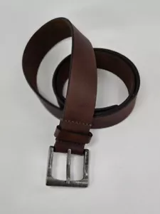 Timberland Men's Brown Genuine Leather Classic Jean Belt Size 36 - Picture 1 of 10