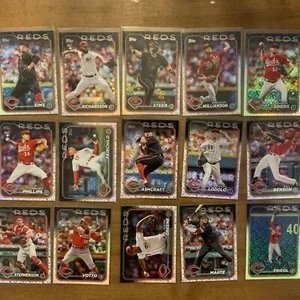 2024 TOPPS ALL STAR FOIL TEAM SET SERIES 1 & 2 REDS ELLY DE LA CRUZ GREENE - Bild 1 von 2