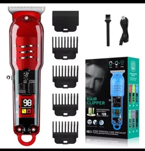 ✅2025 Professional Cordless Hair Clippers Trimmer Cutting Beard Barber Shaving✅ - Picture 1 of 4
