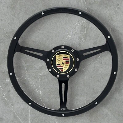Volante de madera de 14" para Porsche 914 Raven 1969-76 Foto 1 de 4