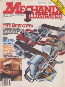 Mechanix Illustrated Magazine - March 1983 - New CVTs - Report on Chryslers - Picture 1 of 2