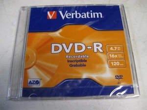 38 x Verbatim 4.7GB DVD-R 16x NEW, UNUSED, INDIVIDUAL CASES, FACTORY SEALED - Picture 1 of 1