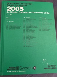 * McGRAW-HILL 2005 CONSTRUCCIÓN DULCES ARCHIVO CATÁLOGO VOL 9 edición profesional - Imagen 1 de 3