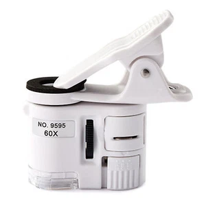 60X Mini Portable Smartphone Microscope Handheld Magnifier for Cell S4S7 - Picture 1 of 7