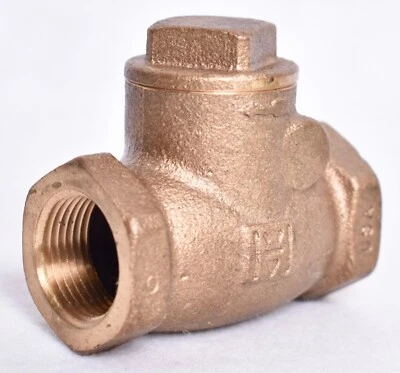 Hammond 3/4" Swing Check Valve Bronze 200 CWP Class 125S - Image 1 of 4