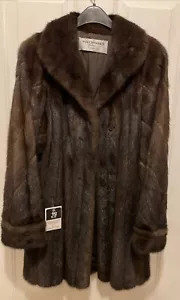 Umber Dusk Mahogany Mink Coat- Size M/L (?) - Picture 1 of 14