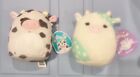 Squishmallows - Colin & Floral Belana The Cows - Lot of 2 - 5” New Plush