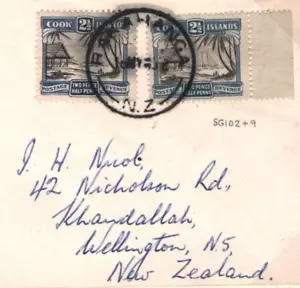 COOK ISLANDS Cover Rare *RAKAHANGA* CDS SG.102 109 Album Page {samwells}MAL67 - Picture 1 of 17